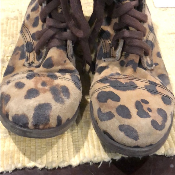 Steve Madden troopa L leopard print combat boots - Picture 8 of 10